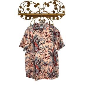 Columbia men's short sleeve regular fit shirt button down M